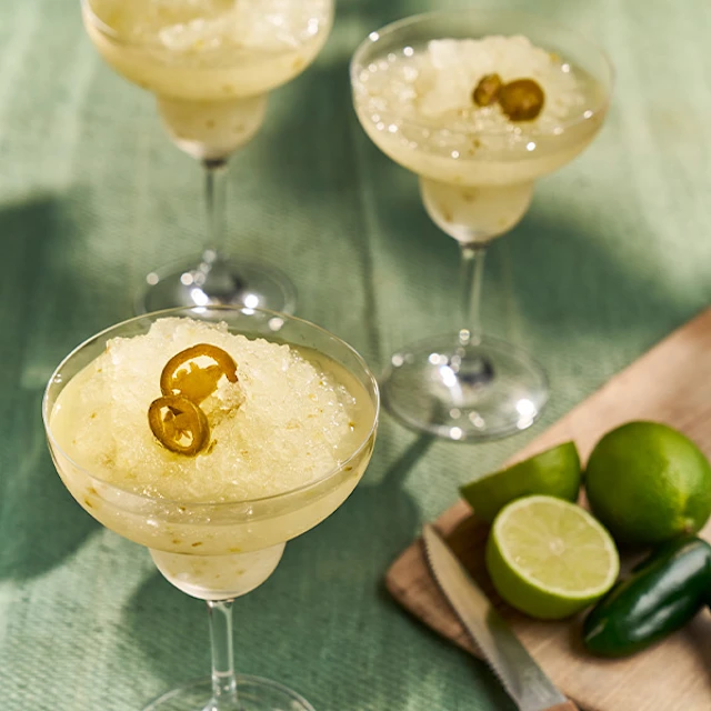 Frozen Pickled Jalapeno Margaritas