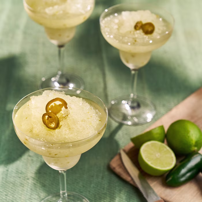 Frozen Pickled Jalapeno Margaritas