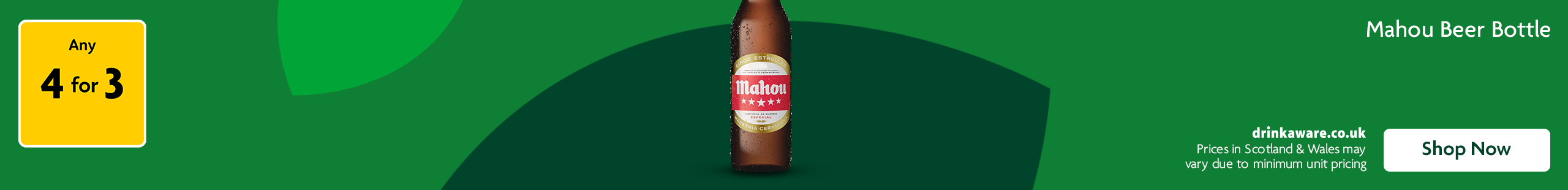 Mahou promotional banner