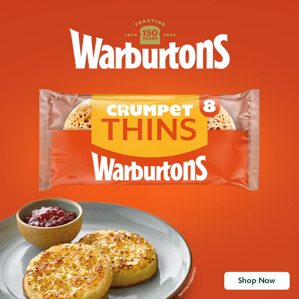 Warburtons Crumpets Promotional  Banner