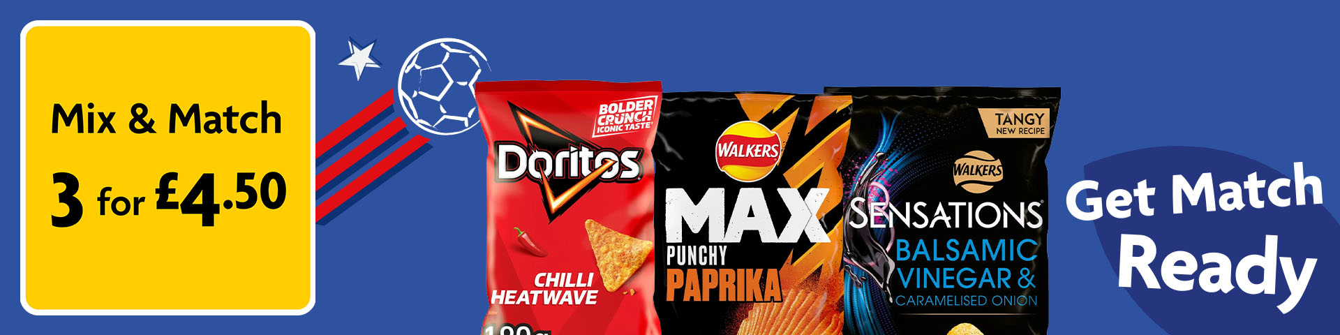 3 for £4.50 Share Bag Crisps