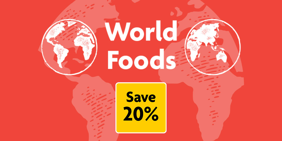 20% off World Foods