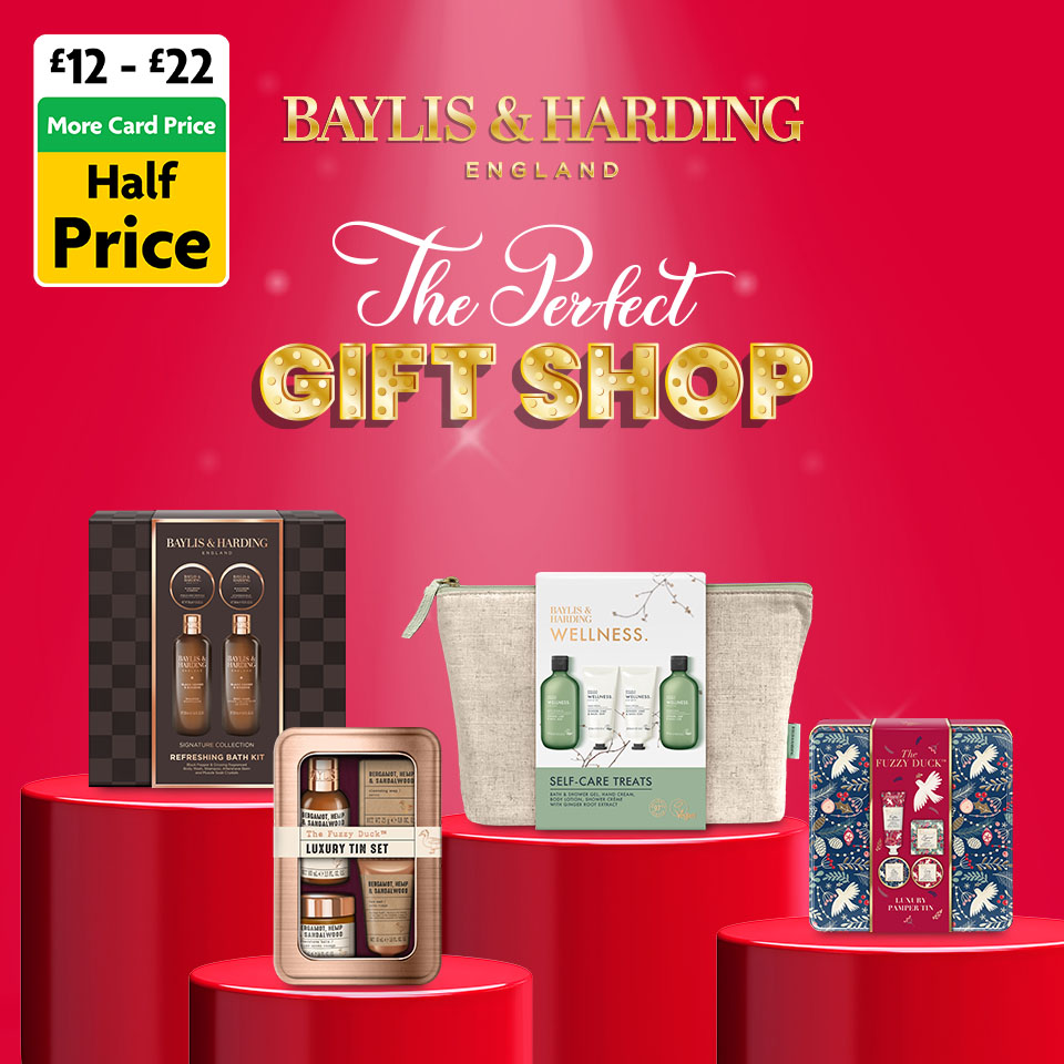 BAYLIS AND HARDING PROMOTIONAL BANNER