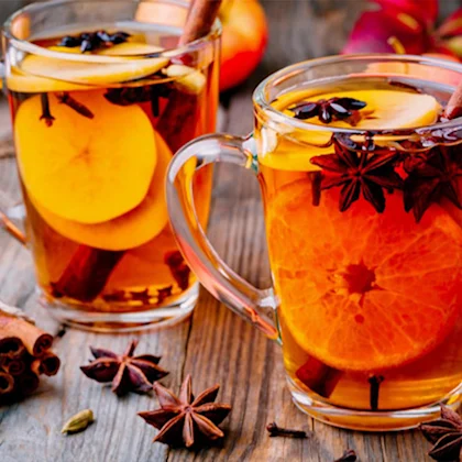 Festive Alcohol-Free Mulled Caramel Cider