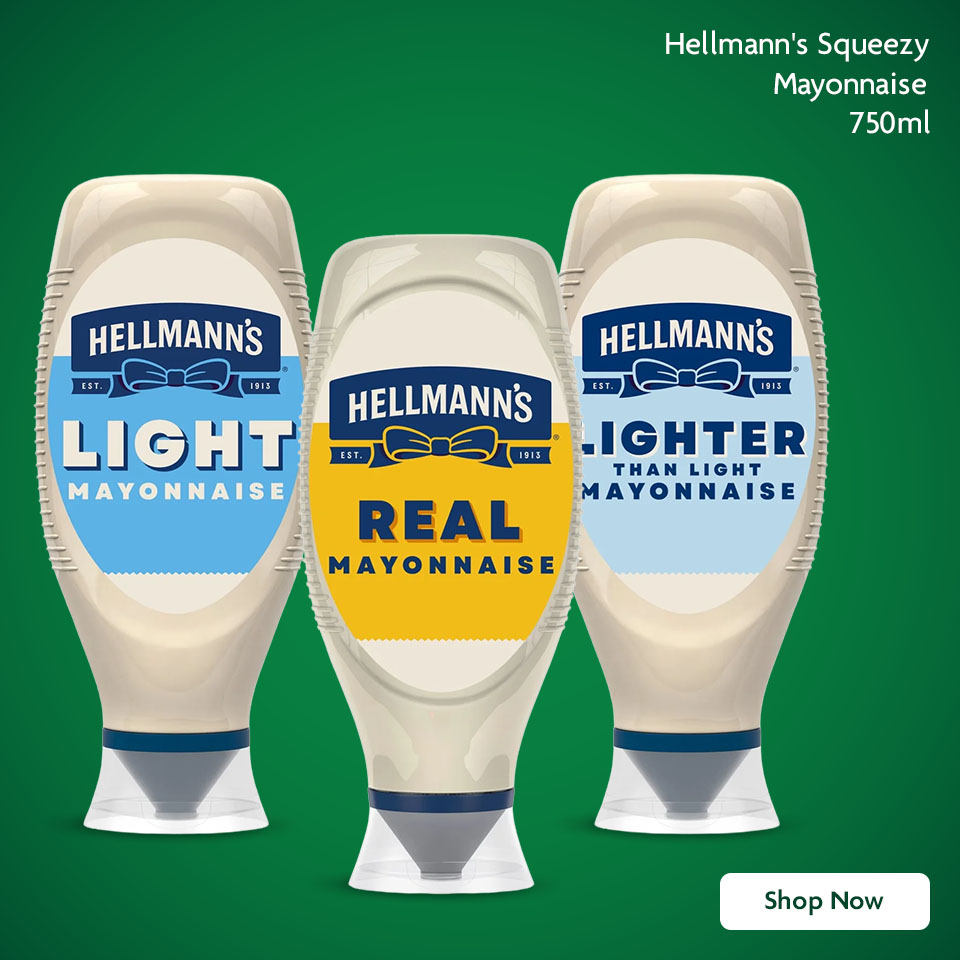 Hellmann's mayonnaise promotional banner 