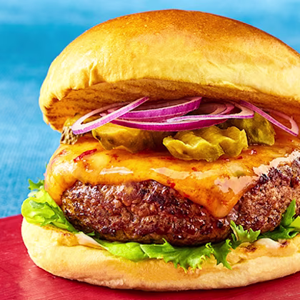 Chilli Cheddar Steak Burger