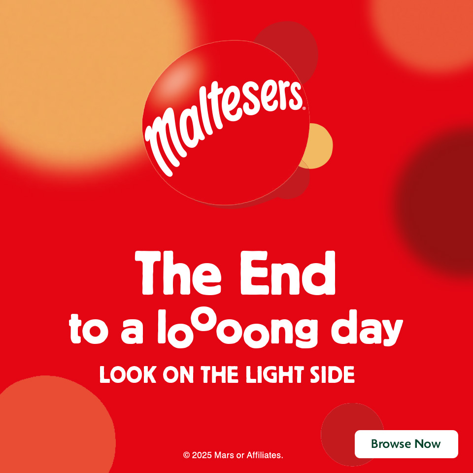 Maltesers promotional banner