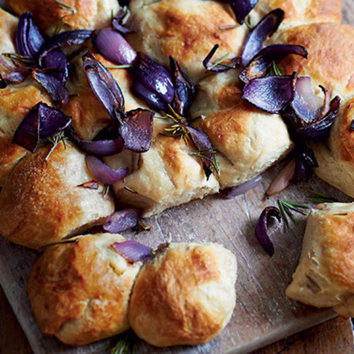 Red Onion and Rosemary Tear-and-Share Bread