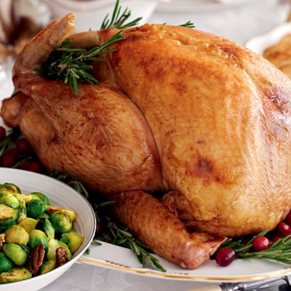 Golden Glazed Turkey with Madeira Gravy