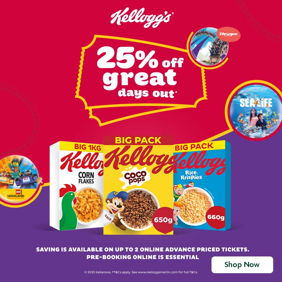 Kelloggs promotional banner