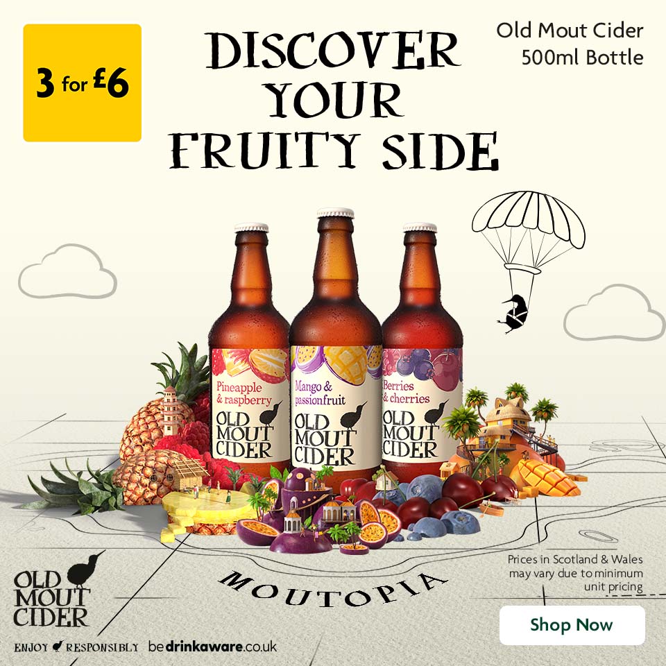 Old Mout promotional banner
