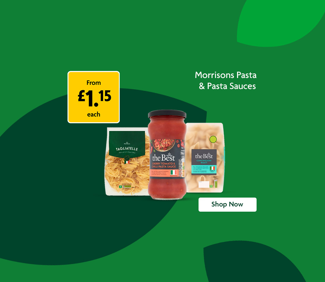 Morrisons Pasta Promotional Banner