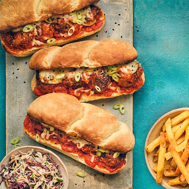 Korean-Inspired Meatball Subs