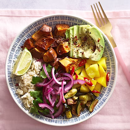 Punchy Veggie Burrito Bowls