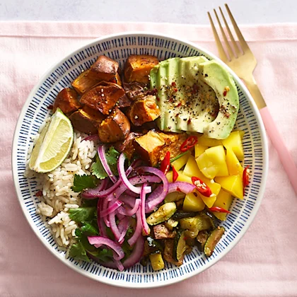 Punchy Veggie Burrito Bowls