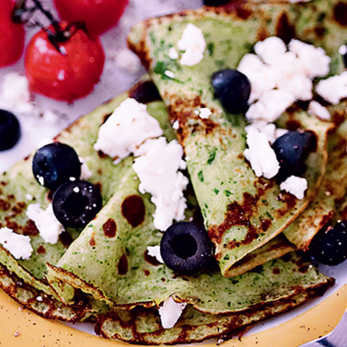 Savoury Spinach Pancakes