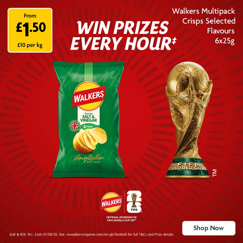 Walkers Win Prizes Promo Banner