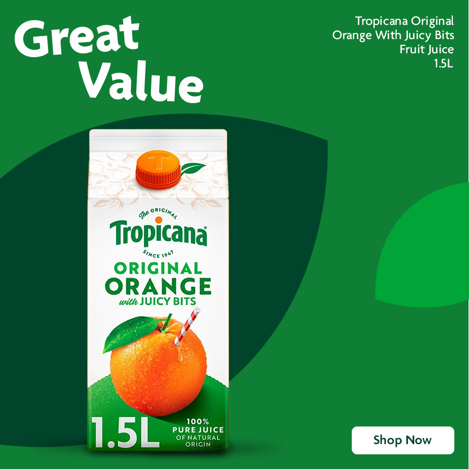 Tropicana promotional banner