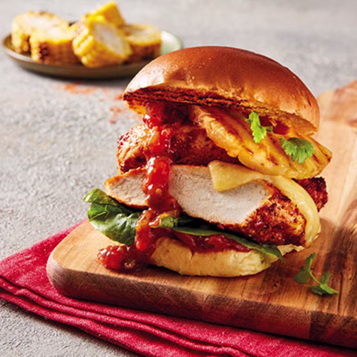Peri Pineapple Chicken Burger