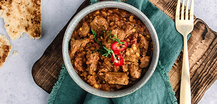 lamb dhansak curry