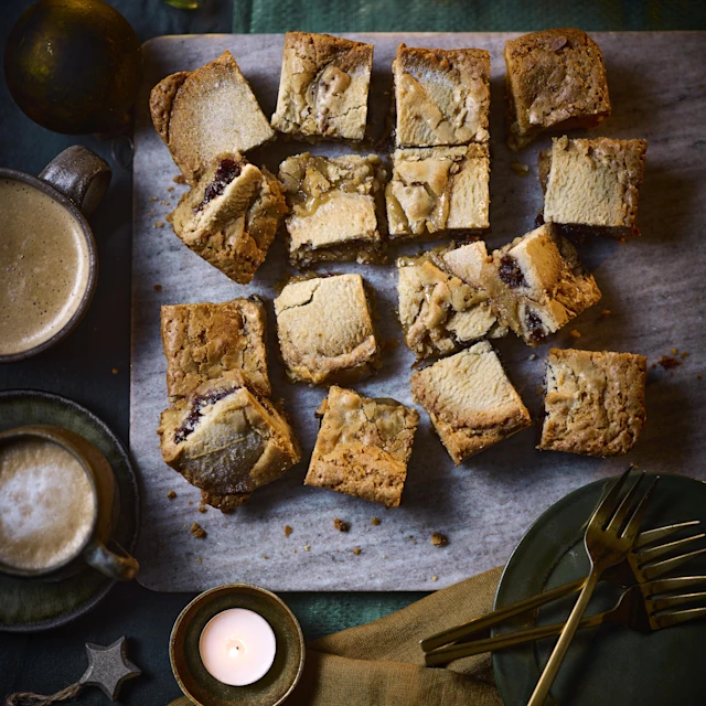 Mince Pie Blondies