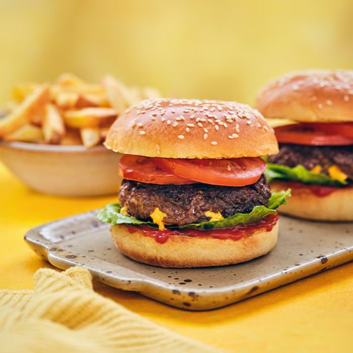 Burgers Stuffed with Cheese & Pickle