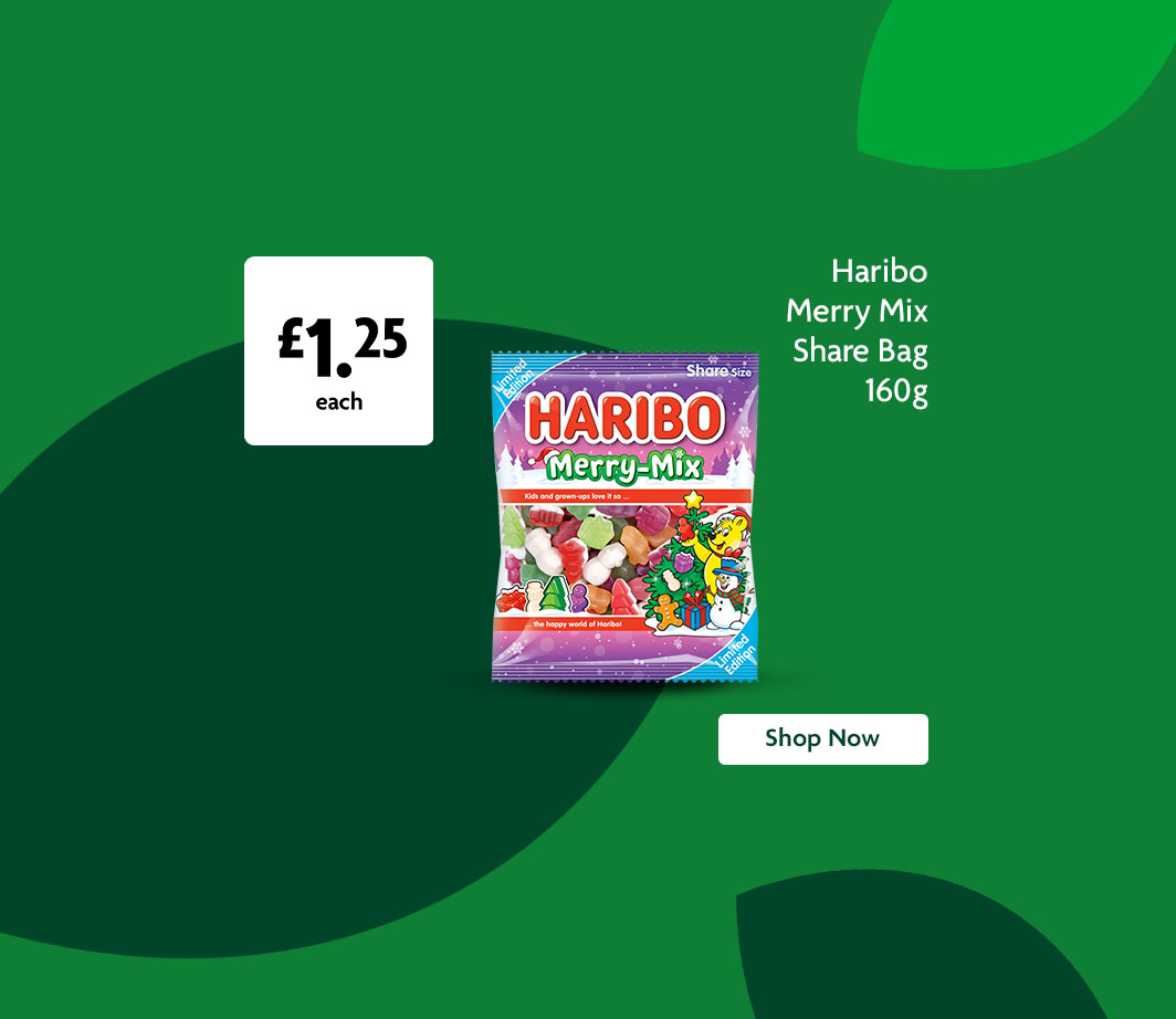 Haribo promotional banner