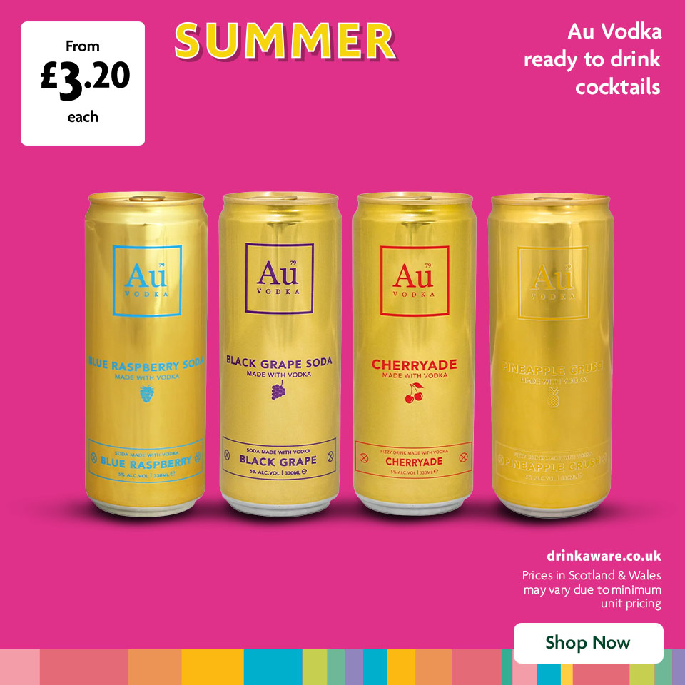 AU Vodka Promotional Banner