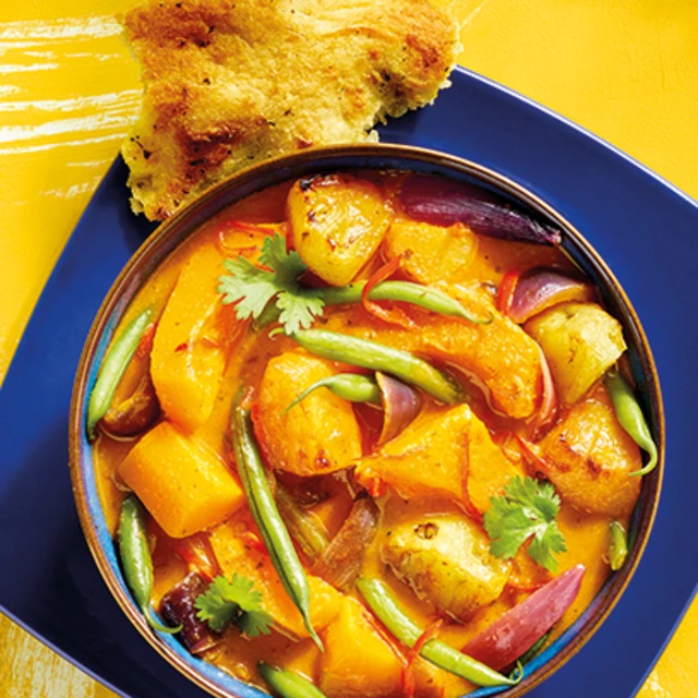 Thai Pineapple and Butternut Squash Curry