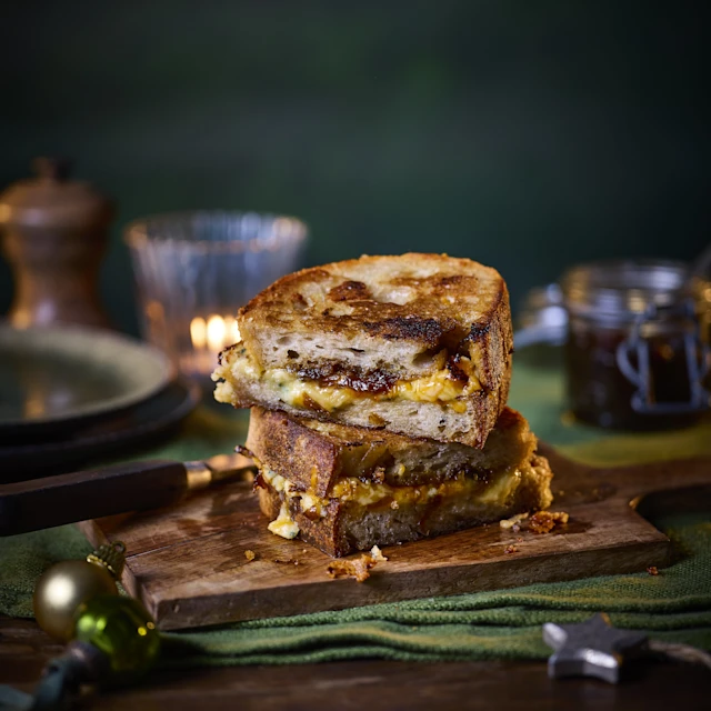 Festive Three-Cheese Toastie