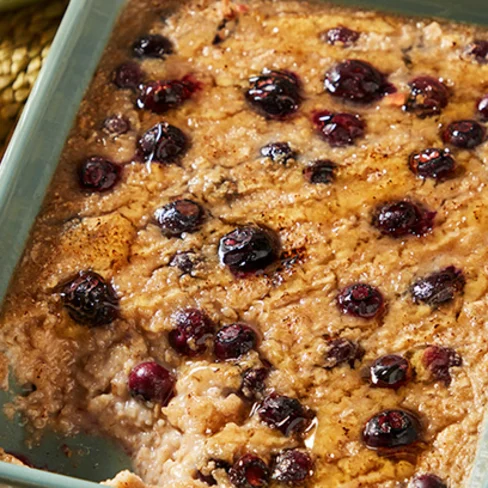 Baked Blueberry Porridge