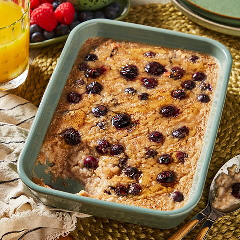 Baked Blueberry Porridge