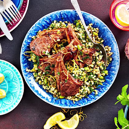 Sticky Maple-Glazed Lamb Chops