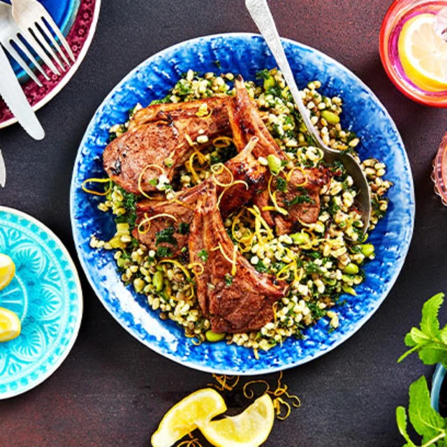 Sticky Maple-Glazed Lamb Chops