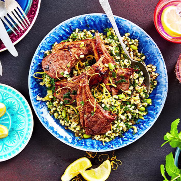 Sticky Maple-Glazed Lamb Chops