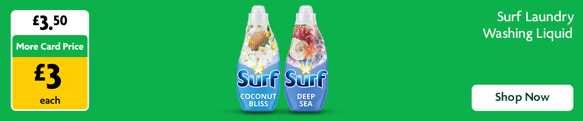 Surf promotional banner