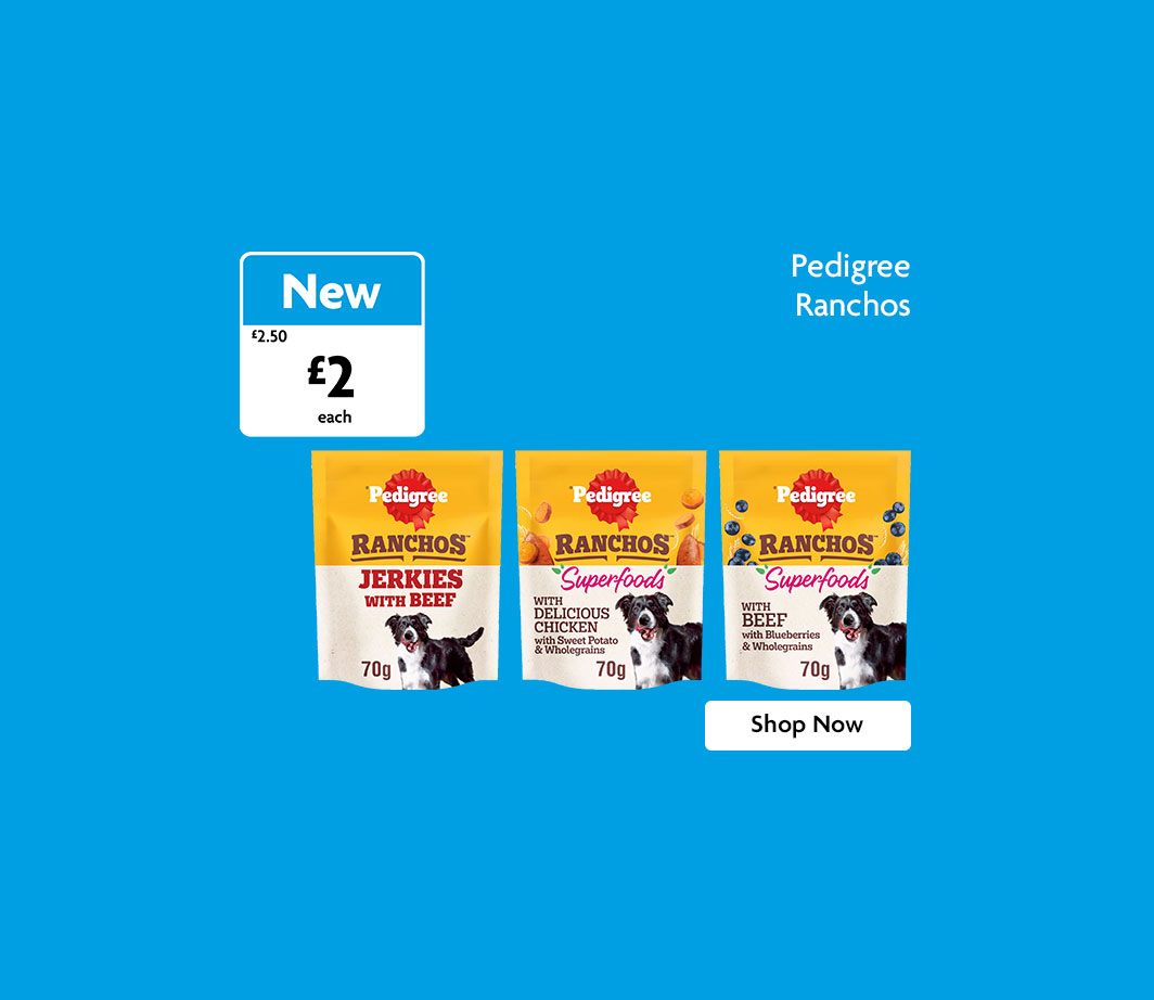 Pedigree promotional banner