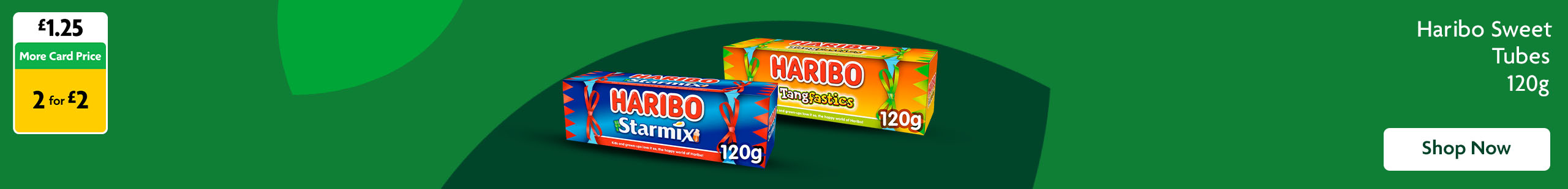 Haribo promotional banner