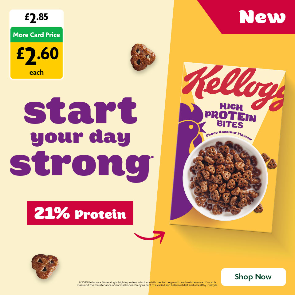 Kelloggs promotional banner