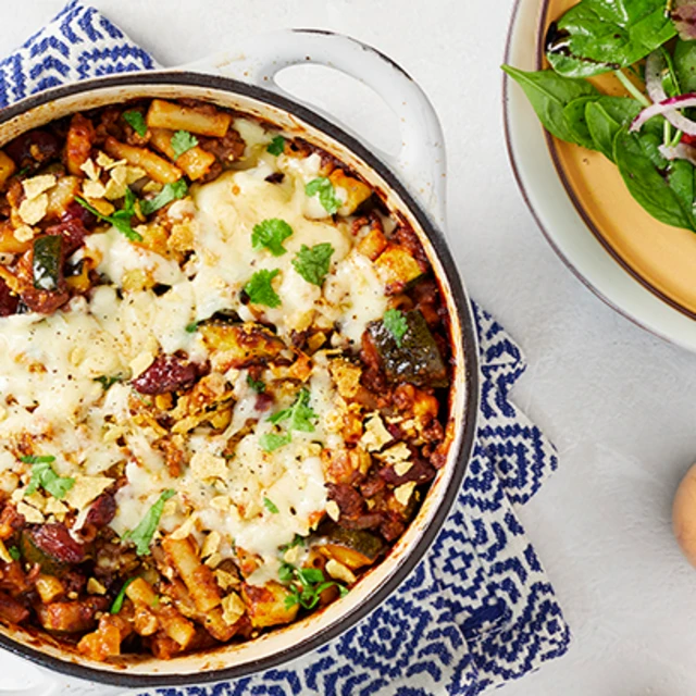 Leftovers Chilli Mac & Cheese