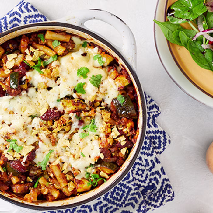 Leftovers Chilli Mac & Cheese