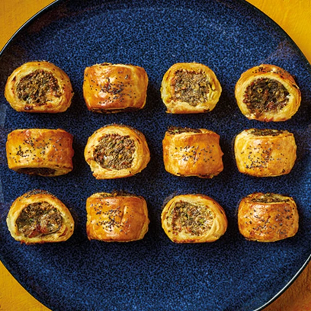 Haggis and Mustard Bites