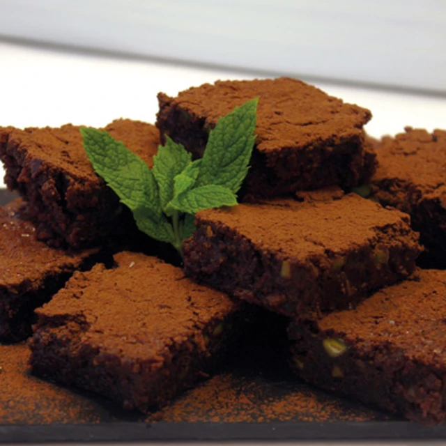 Gluten Free Chocolate and Pistachio Brownies