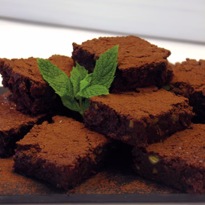 Gluten Free Chocolate and Pistachio Brownies