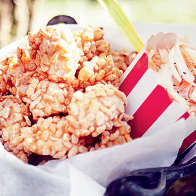 Chicken Nuggets and Slaw