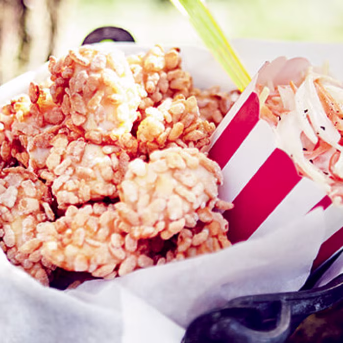 Chicken Nuggets and Slaw