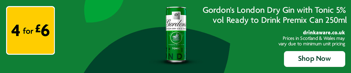 gordons promotional banner