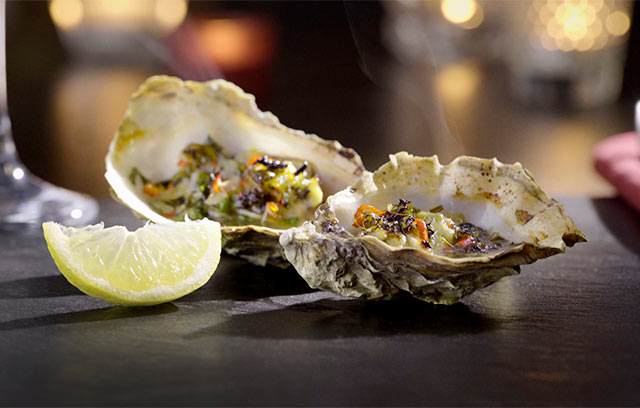 Oysters With Chilli & Ginger