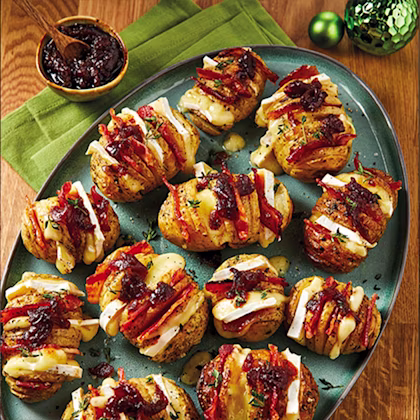 Festive Hasselback Potatoes