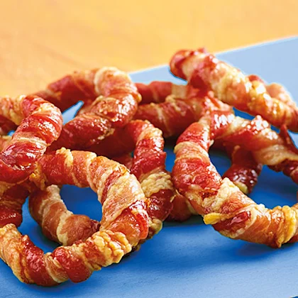 Bacon Wrapped Onion Rings